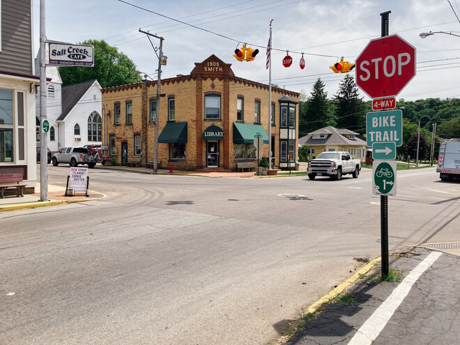 stopping for pizza in fredericksburg ohio